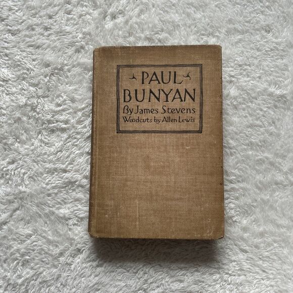 Paul Bunyan - James Stevens 1925 2nd Printing Alfred Knopf Woodcuts Allen Lewis - Picture 1 of 13